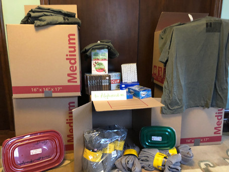 Holiday Packages Received by Soldiers in Afghanistan!