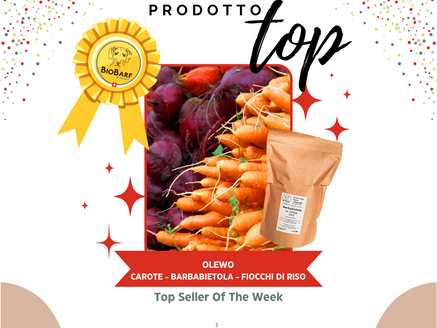 PRODOTTO TOP Oggi parliamo di… OLEWO carote/barbabietola/fiocchi di riso 