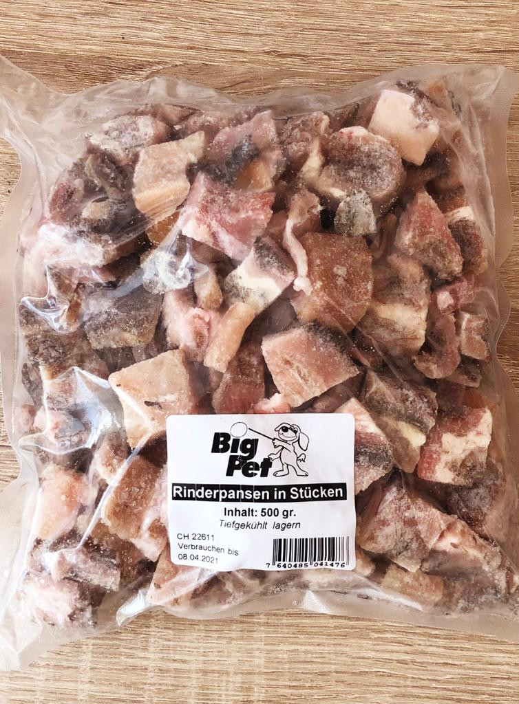 Una busta di carne pansen Big Pet