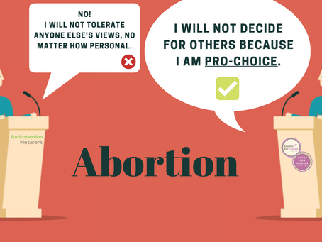 Pro-choice and "pro-life" movements: They are not polar opposites