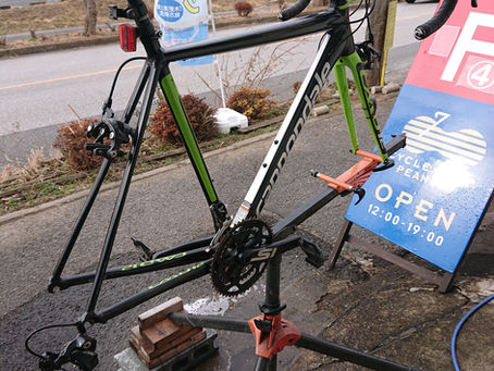 CANNONDALEのCAAD12をセミオーバーホールしました。
