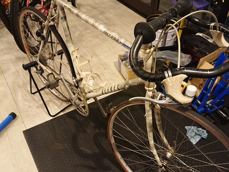 オールドなトライアスロンバイクをフラットロード化