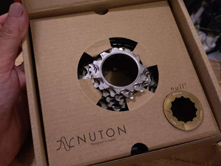 これは軽い!驚きの155g!軽量カセットスプロケット「NUTON null¹」が入荷しました