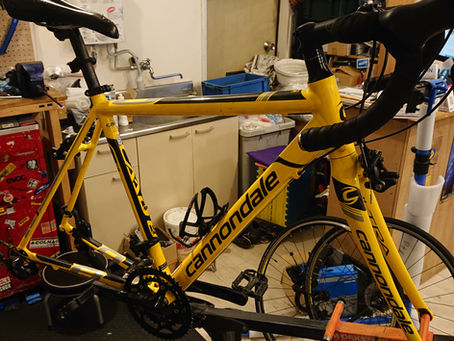 CANNONDALE CAAD8をセミOH。