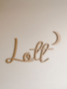 Houten naam Handwriting