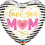 Miniaturbild: Folienballon Muttertag Love You MOM Stripes 18" Heart