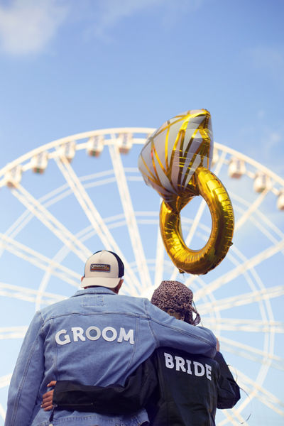 Thumbnail: Folienballon Edler Ring mit Stein XXL