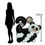 Miniaturbild: BIRTHDAY SET BALLONGIRLANDE FOLIE LATEX ZAHLEN PANDA 2 Geburtstag Junge