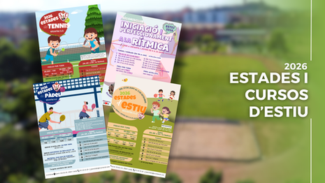 ESTADES I CURSOS D'ESTIU 2026 DEL SÍCORIS CLUB ☀️