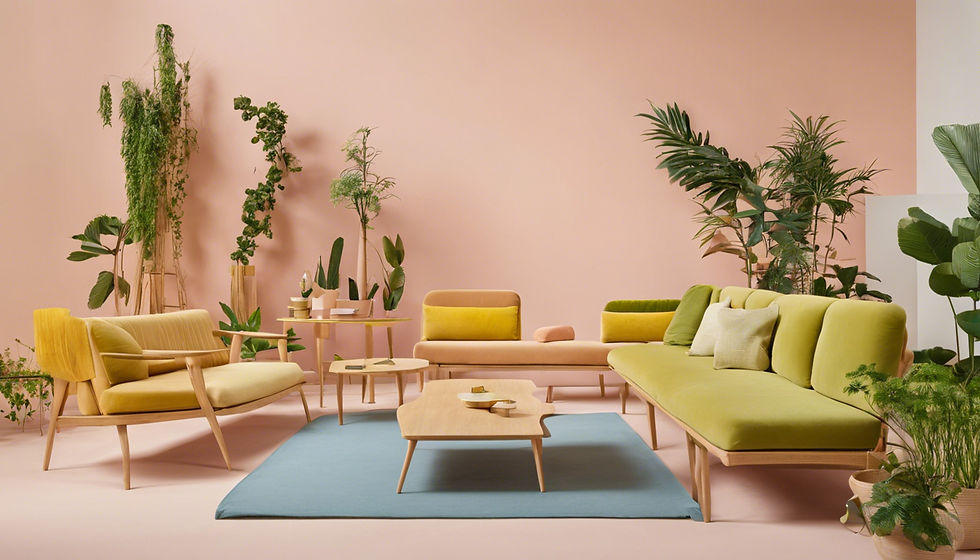 blush pink workplace design