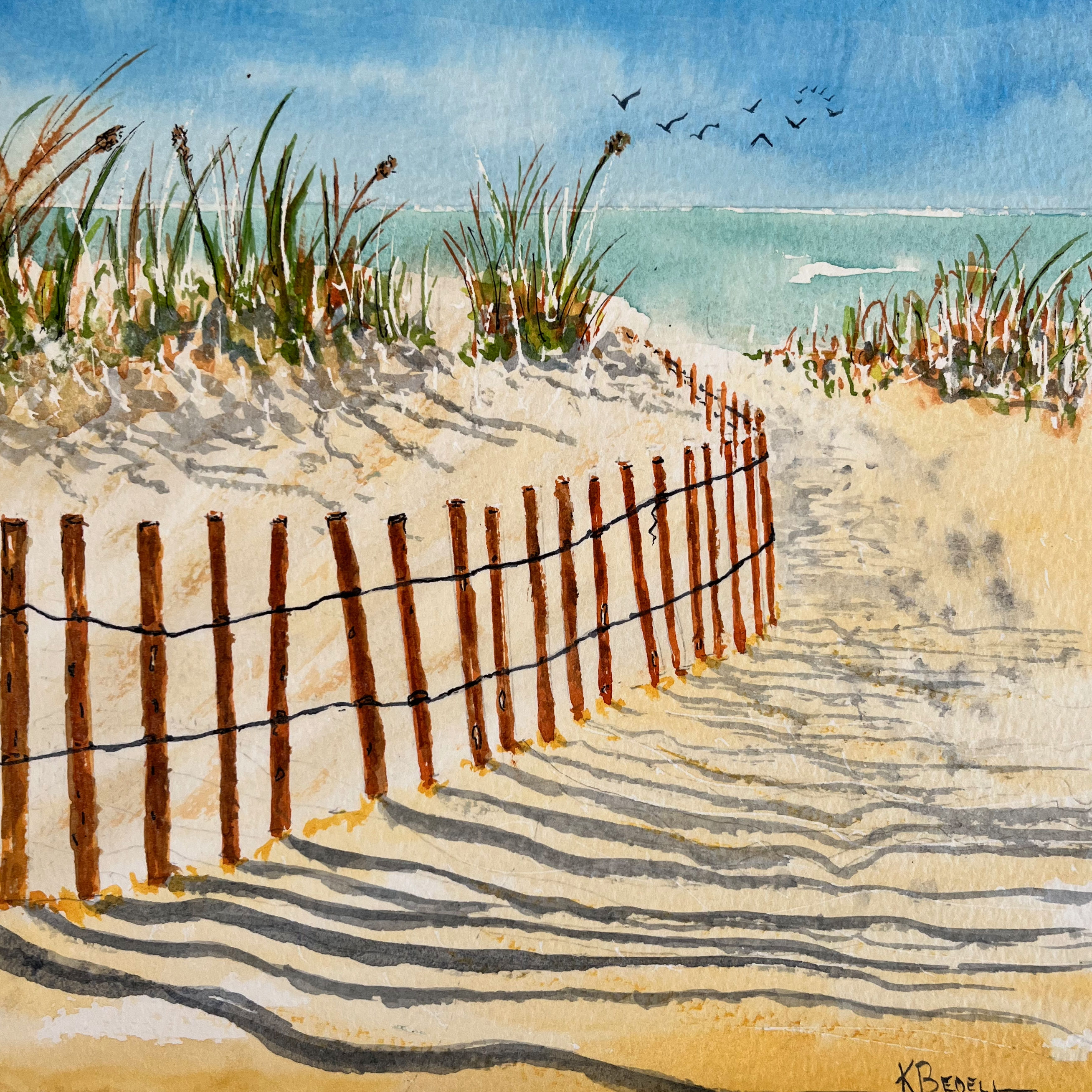 Late afternoon Beach Day	by	Kip	Bedell