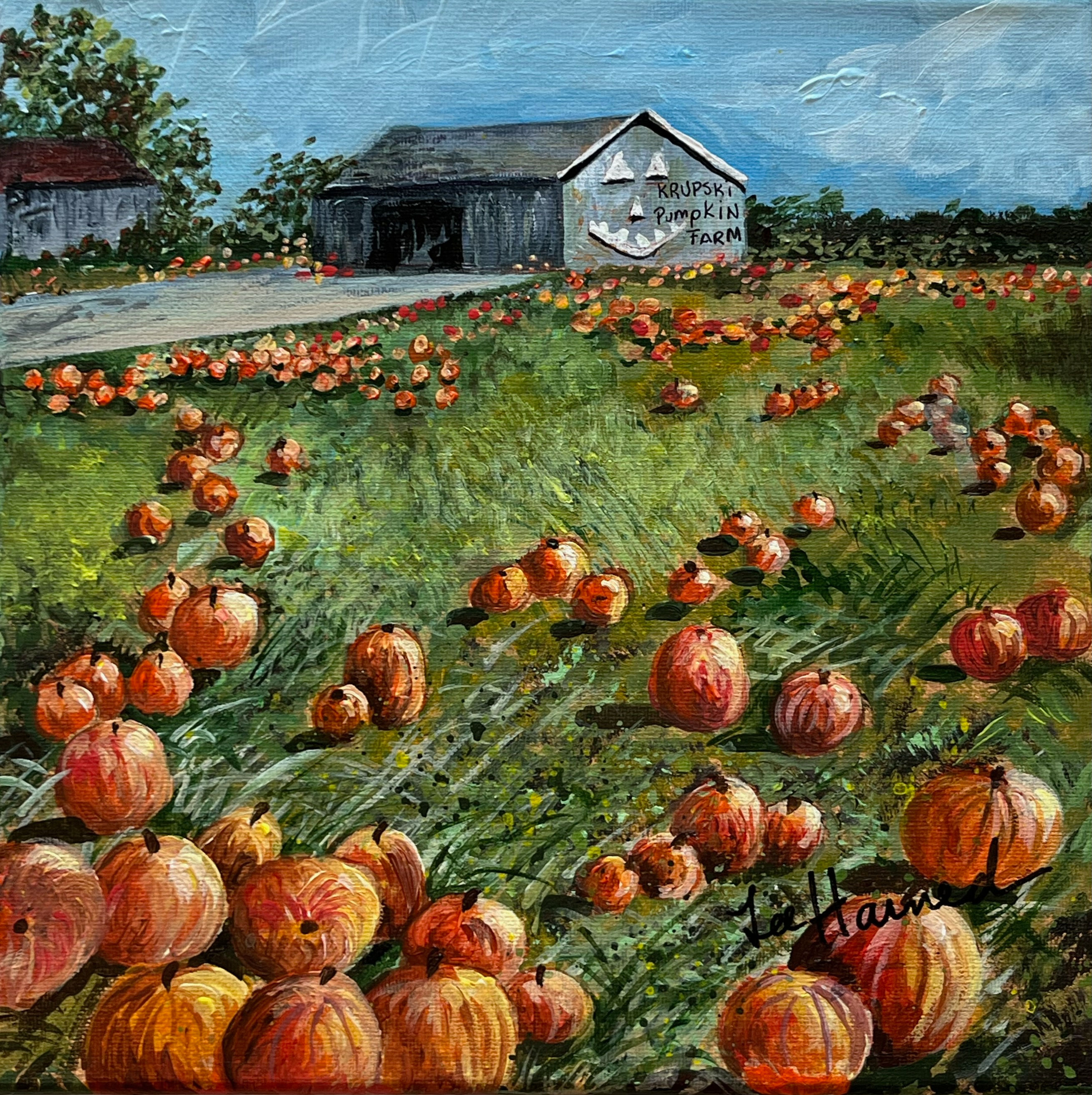Pumpkin Picking by Lee Harned