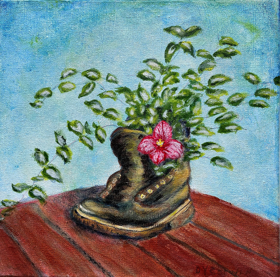 Retired Work Boot by Denise Corwin