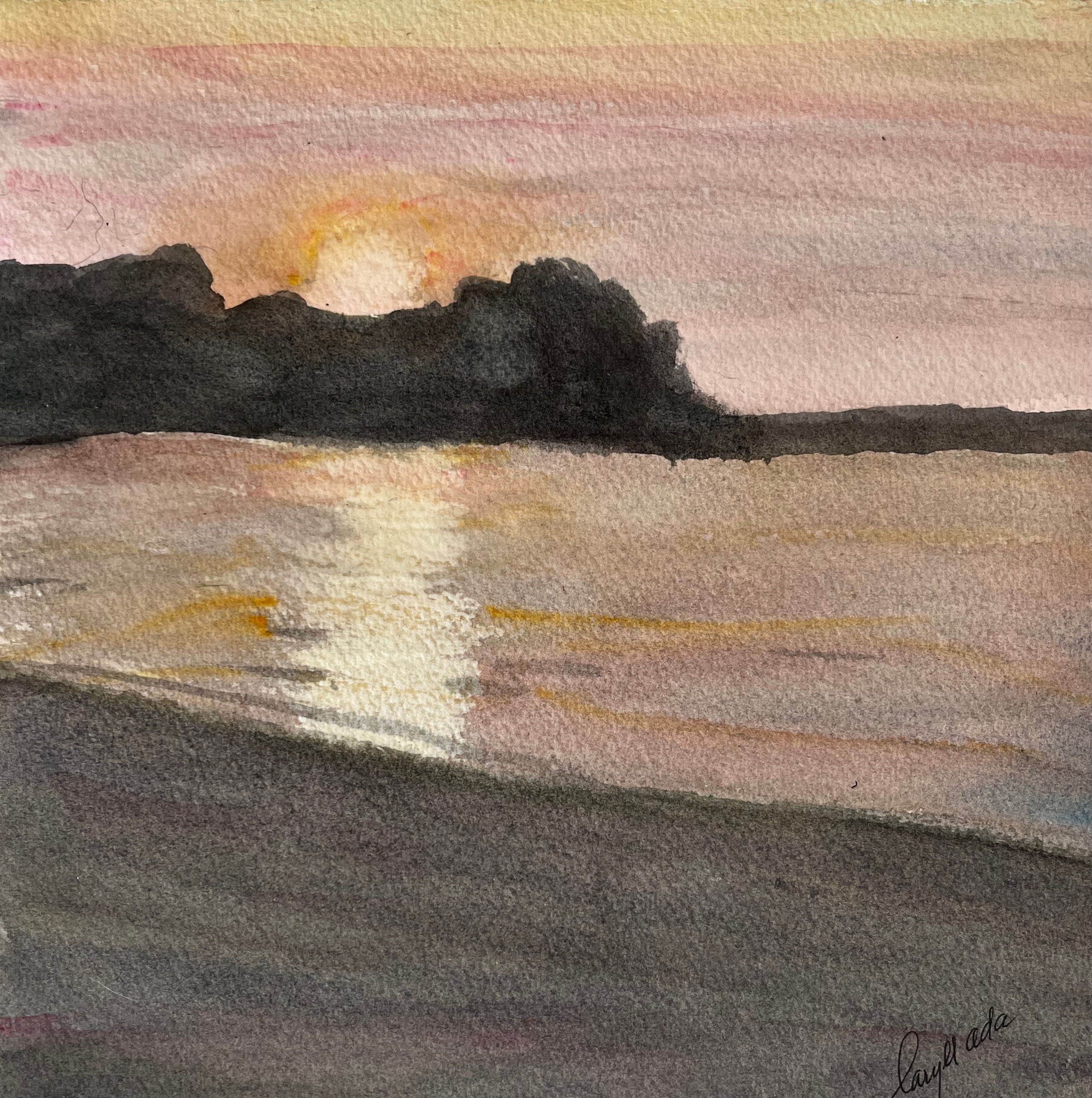 Sundown on the Sound by Caryll Ada Batterman