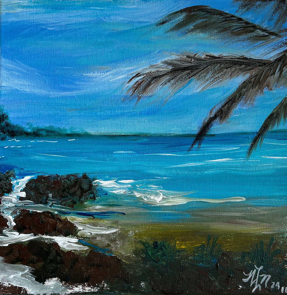 Barbados Beach by Wanda Nordolillo
