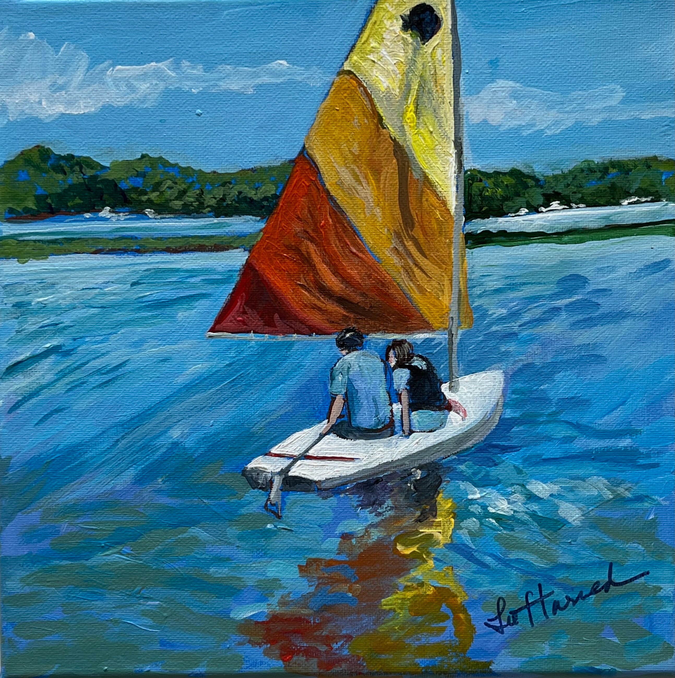 Afternoon Sail by Lee Harned