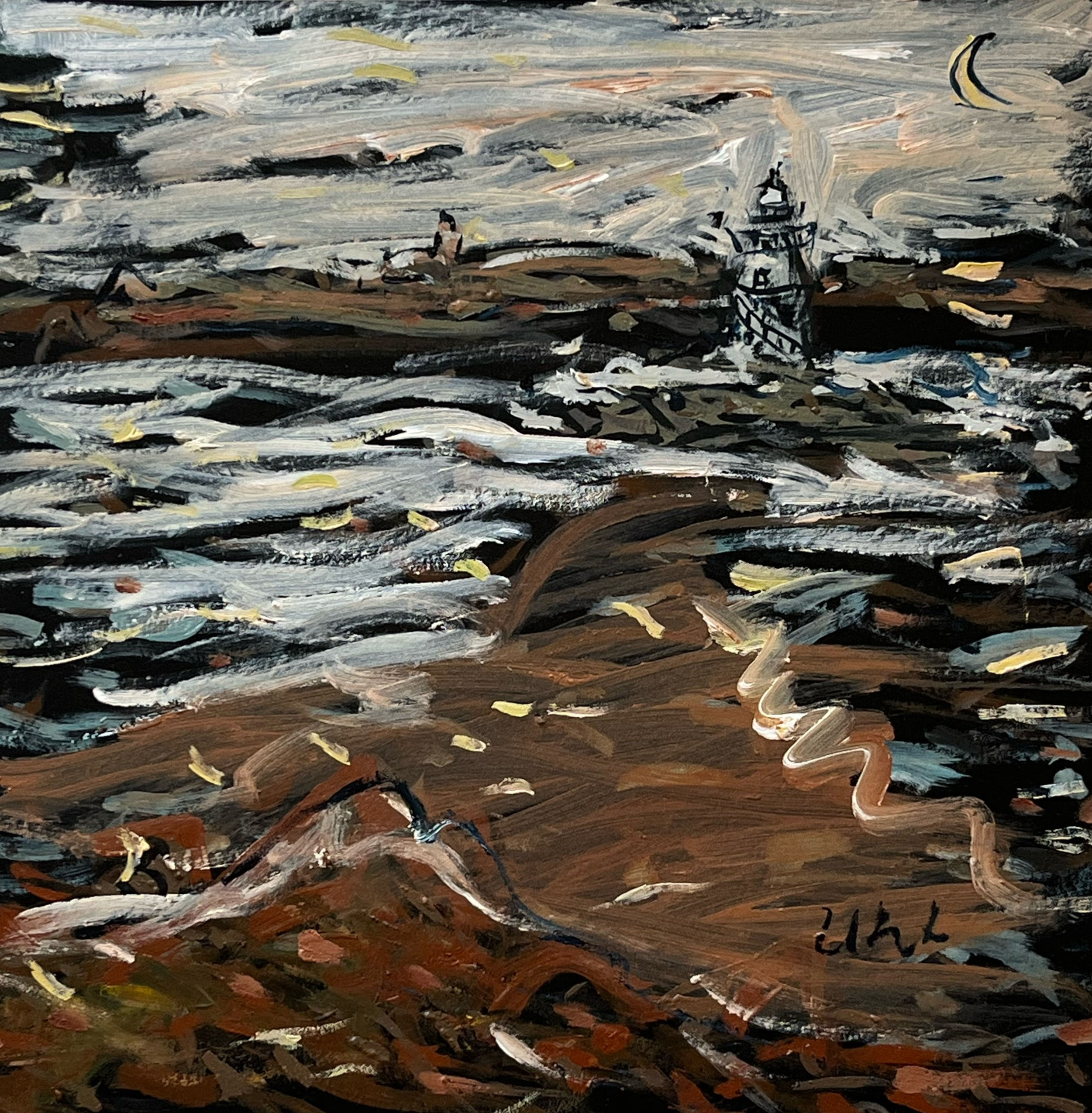 Orient Point at Midnight by Marilyn Uhl-Utz