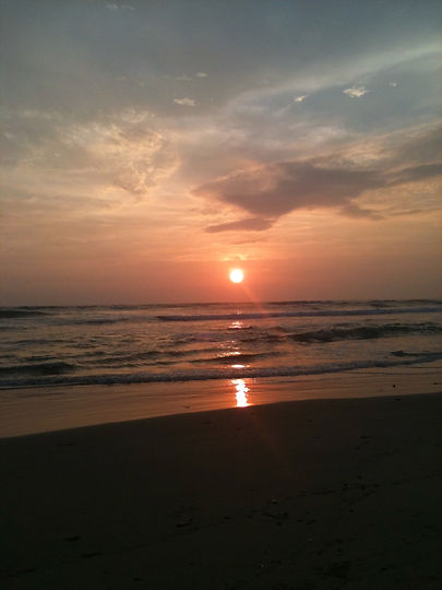 Sunrise over the Atlantic Ocean