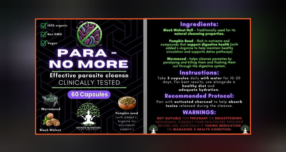 Thumbnail: PARA NO - MORE effective parasite cleanse (package) 