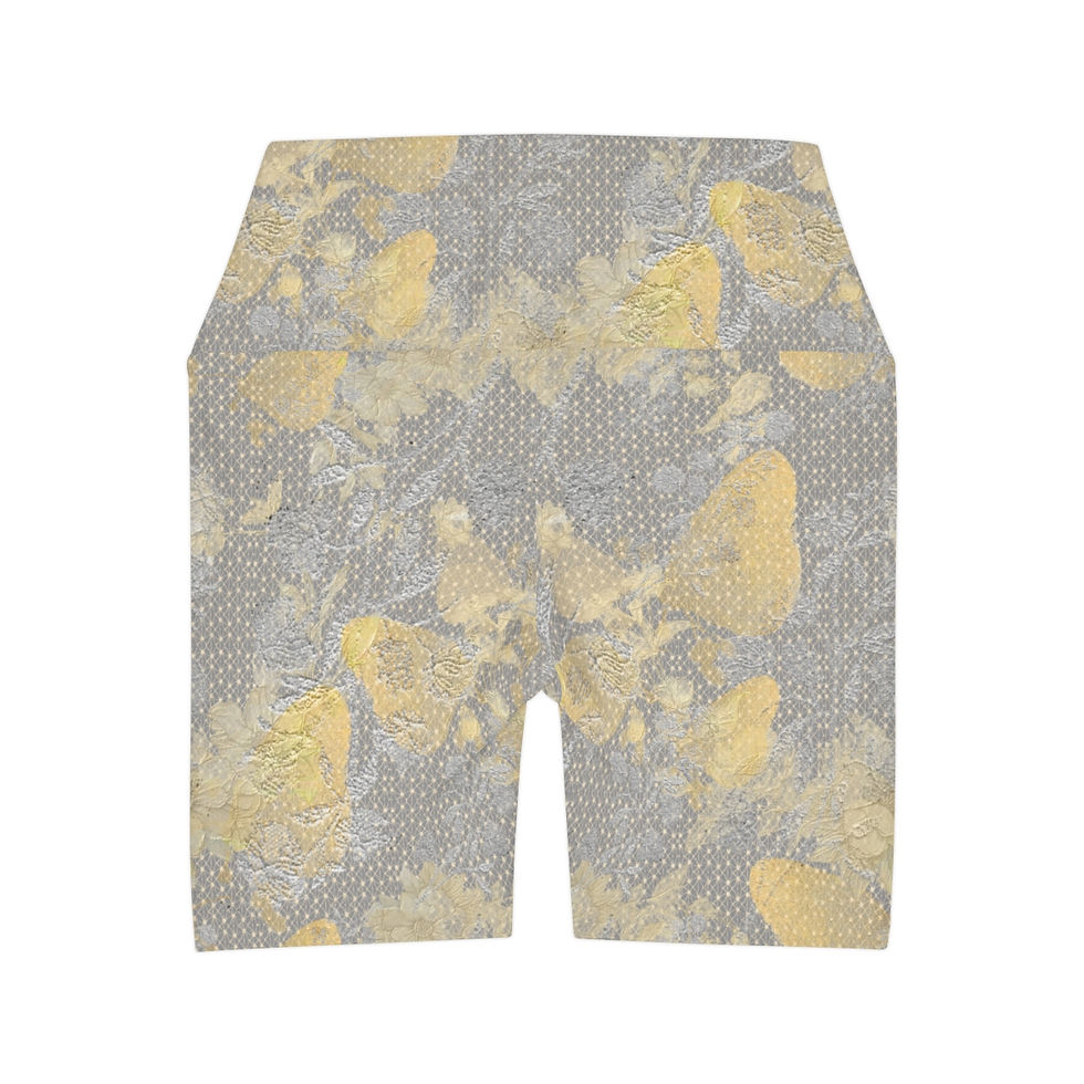 Thumbnail: High Waisted Yoga Shorts (AOP)