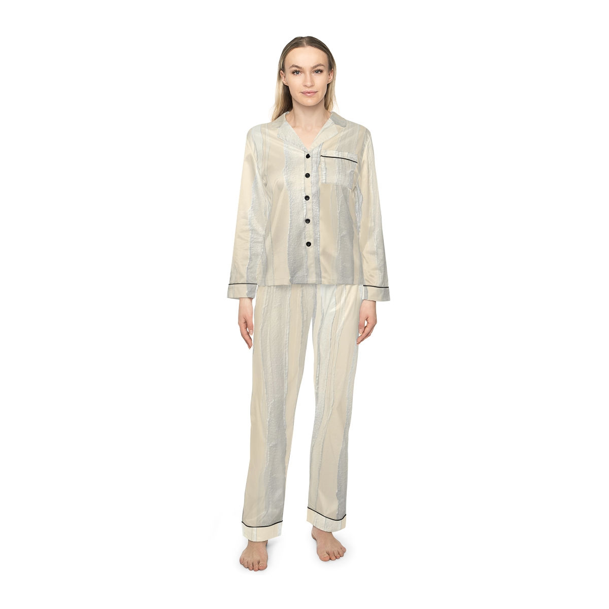 Luxury Women's Satin Pajamas (AOP)
