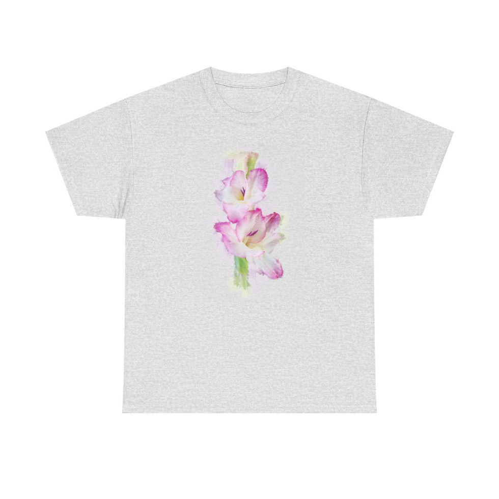 Thumbnail: Floral Unisex Heavy Cotton Tee
