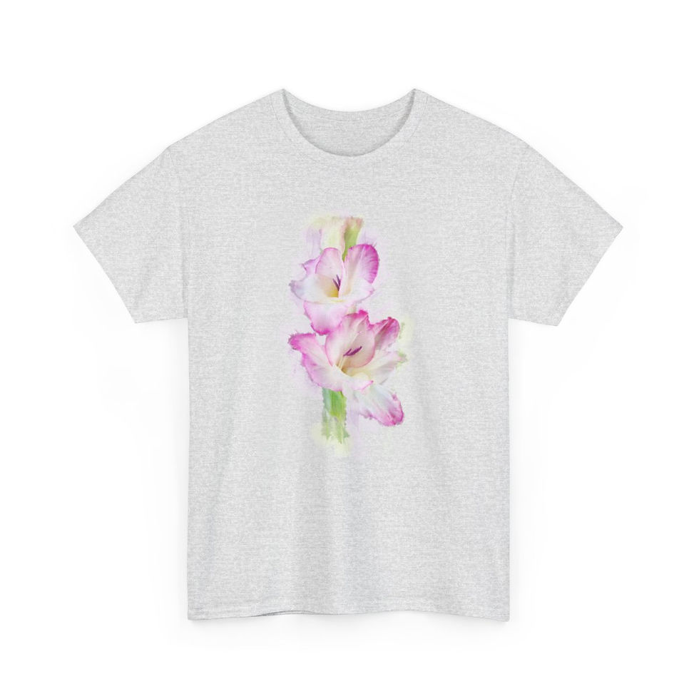 Thumbnail: Floral Unisex Heavy Cotton Tee
