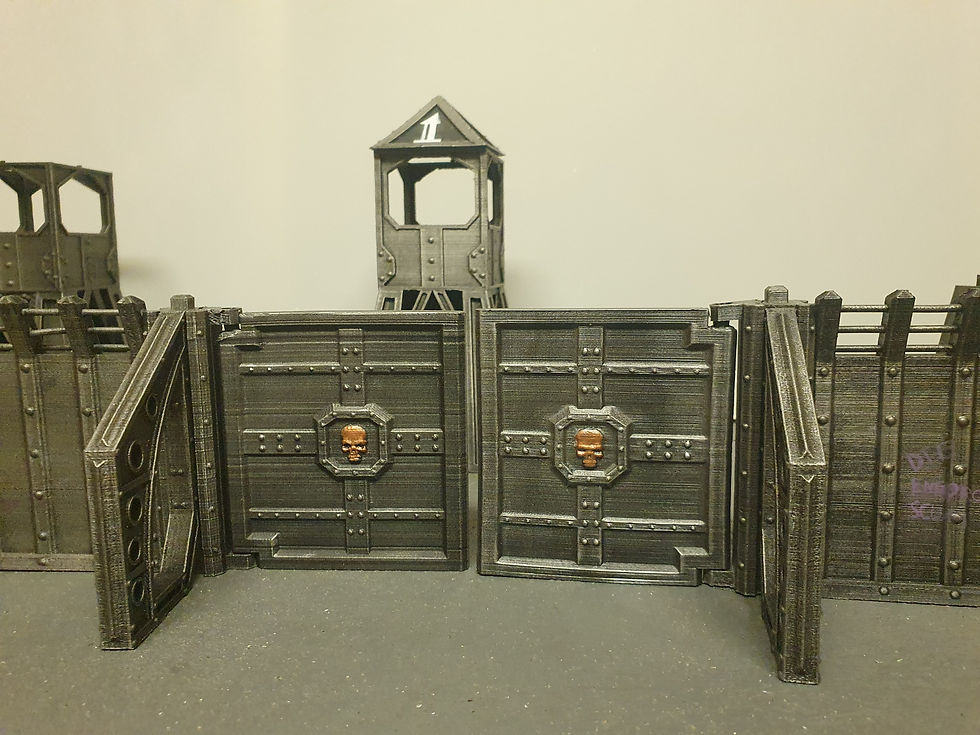 Thumbnail: Modular Walls, Gates and Guard Towers STL