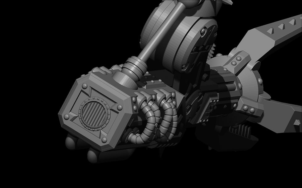 Thumbnail: Chaos Knight Claw Arm STL