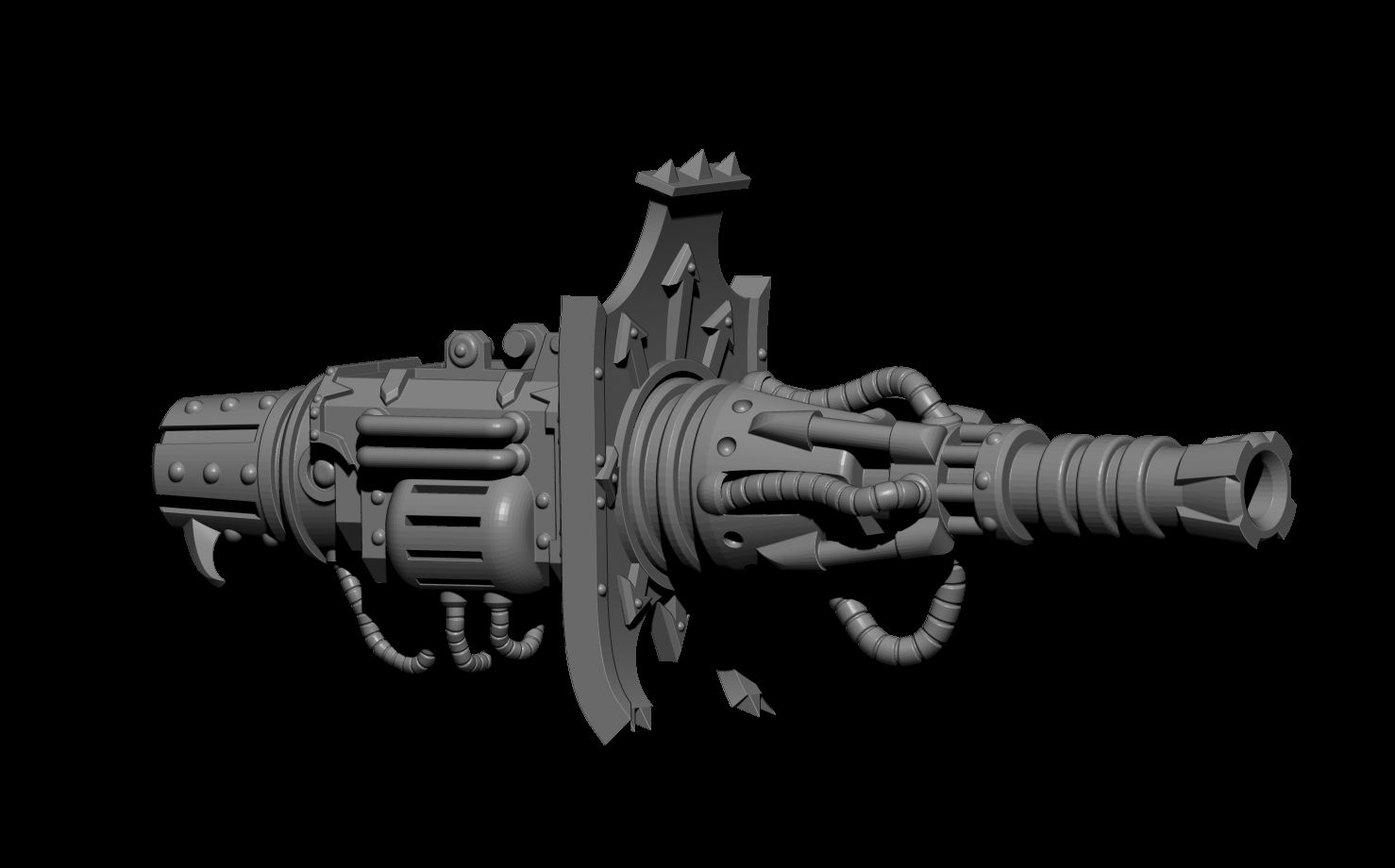 Chaos Knight Lightning cannon STL