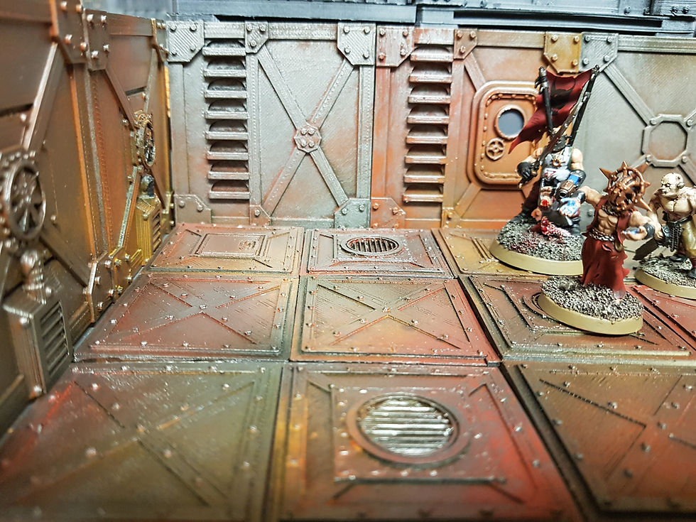 Thumbnail: 72mmx72mm bulkhead style wall tiles