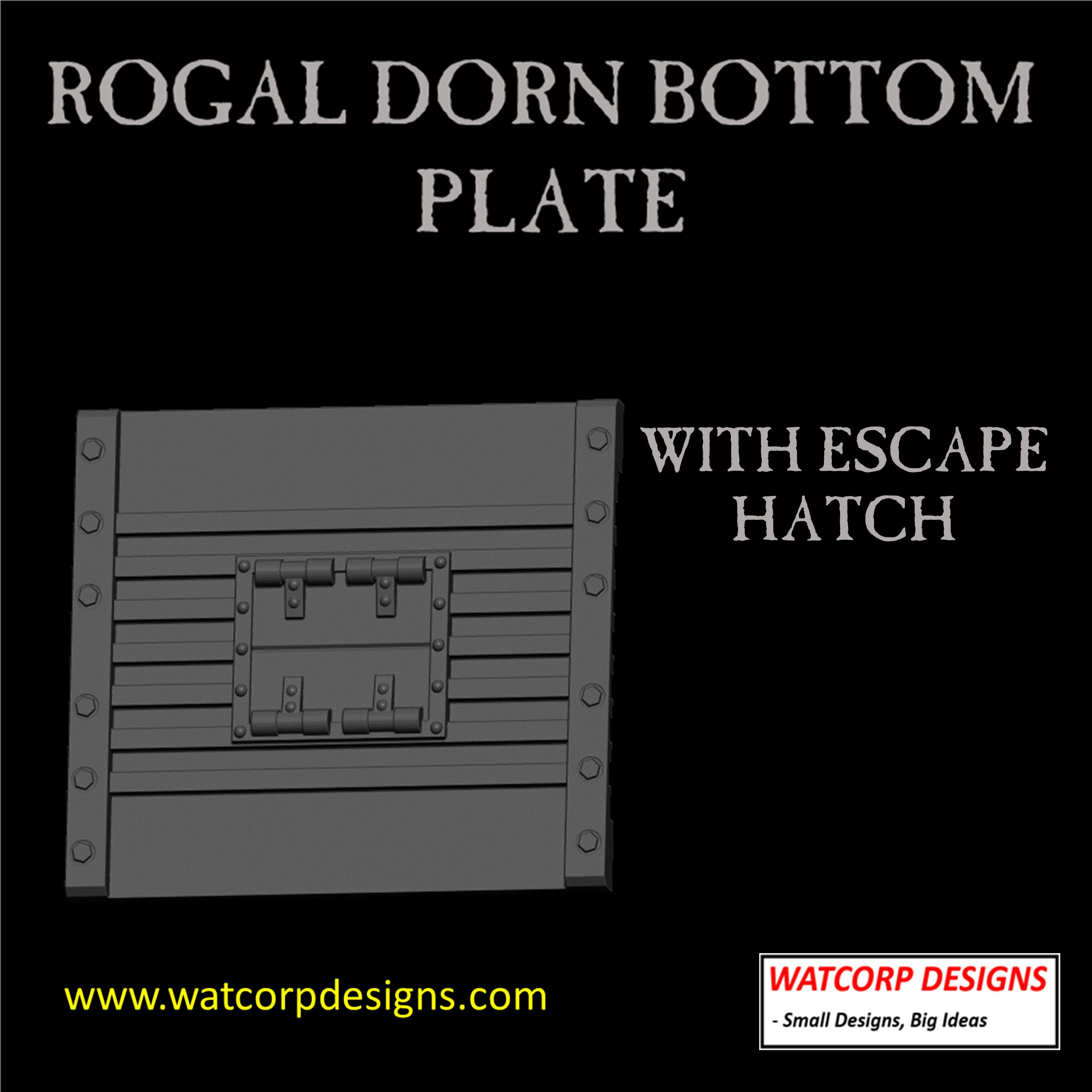 STL for Rogal Dorn Base Plate