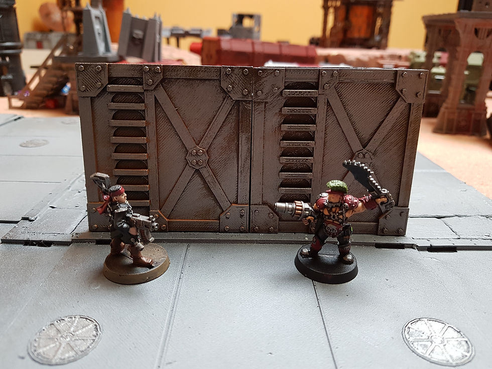 Thumbnail: 72mmx72mm bulkhead style wall tiles