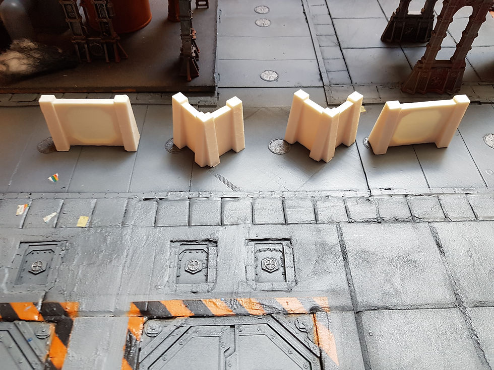 Thumbnail: Concrete looking Defence walls - Warhammer, Necromunda Killteam infinity