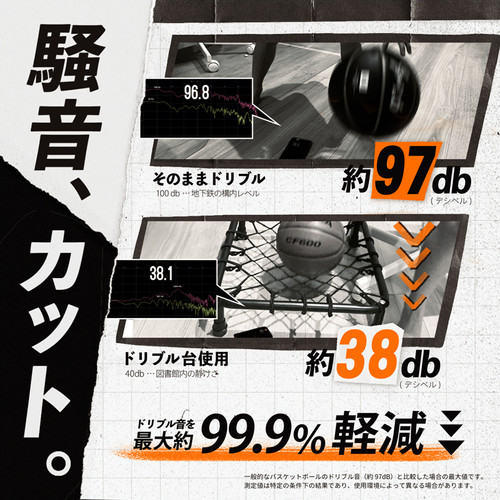 【開封済・未使用】Rankup sports　サイレントドリブラー　バスケ　練習 プロバスケチーム監修】 バスケットボール ドリブル 練習