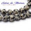 Miniature : JASPE DALMATIEN pierre minérale en lot de perles rondes lisses en 6mm 8mm 10mm