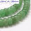 Miniature : AVENTURINE Verte pierre minérale en lot de perles rondelles lisses en 8mm