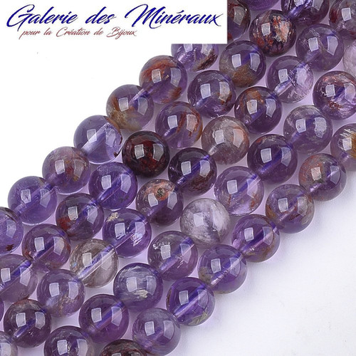 Lot De 60 Perles Rondes Et Lisses En Verre De 10 Mm Pour Fabrication De