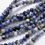Miniature : SODALITE pierre minérale en lot de perles rondes lisses en 6mm 8mm 10mm