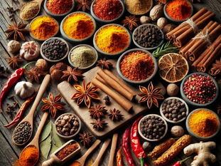 Many World Varieties of Cinnamon Species