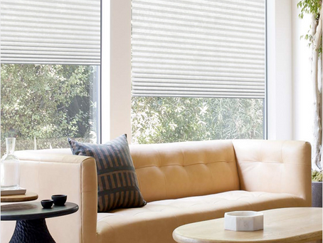 White Semi Shade Fabric Temp Blind