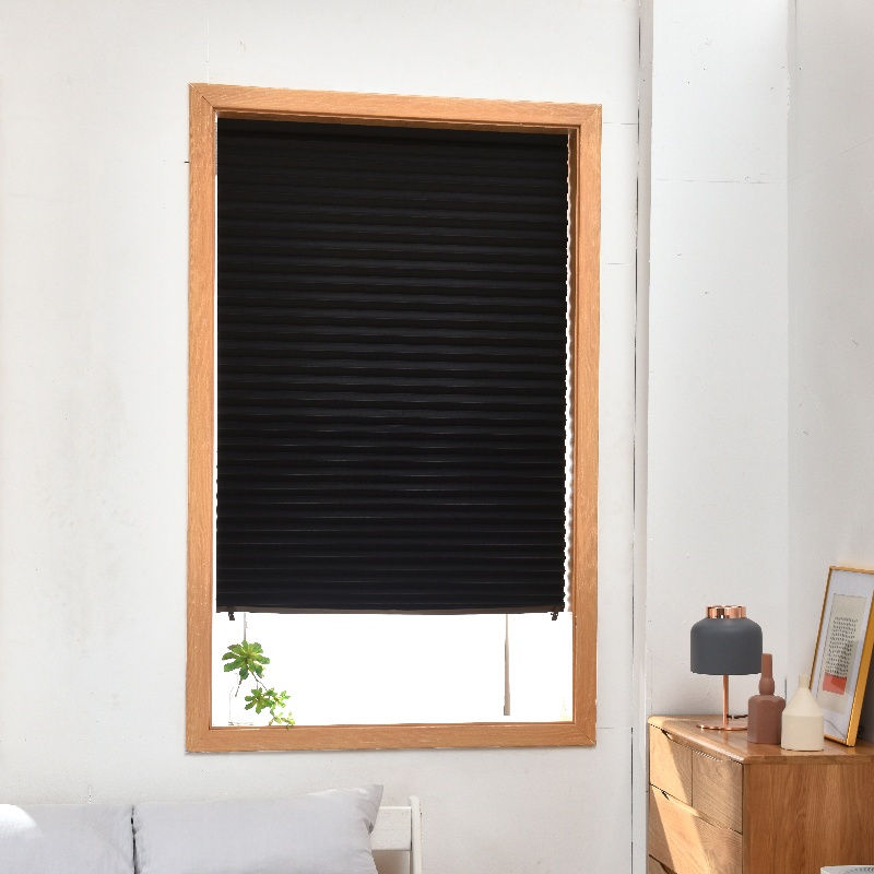 black blinds windows