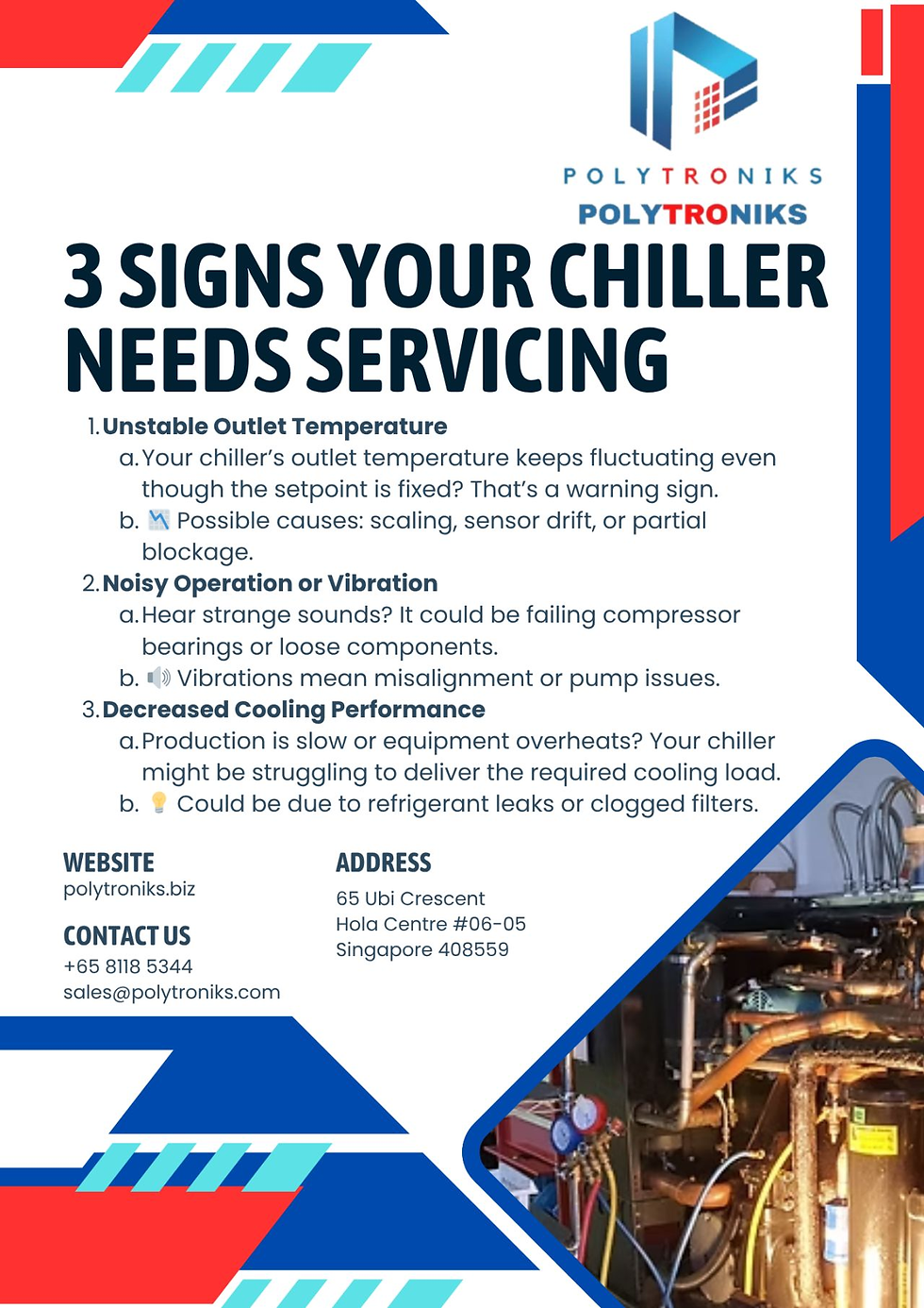 3 Signs Your Chiller Needs Servicing