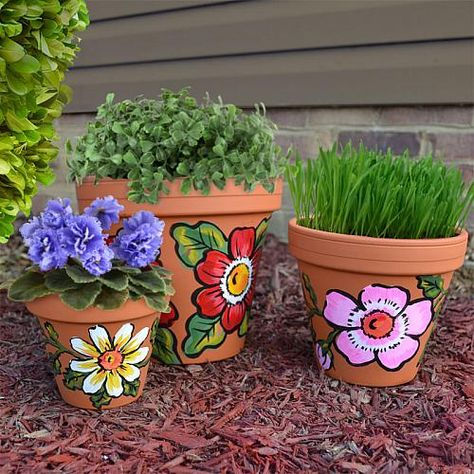 Spring Terracotta Plant Pot Painting & Planting Workshop