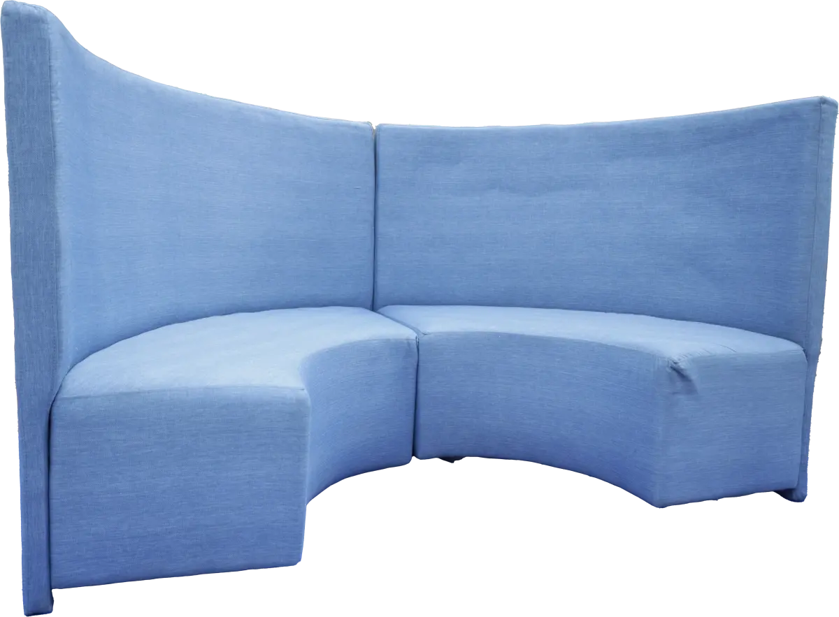 CURVED High-Back Booth Seat