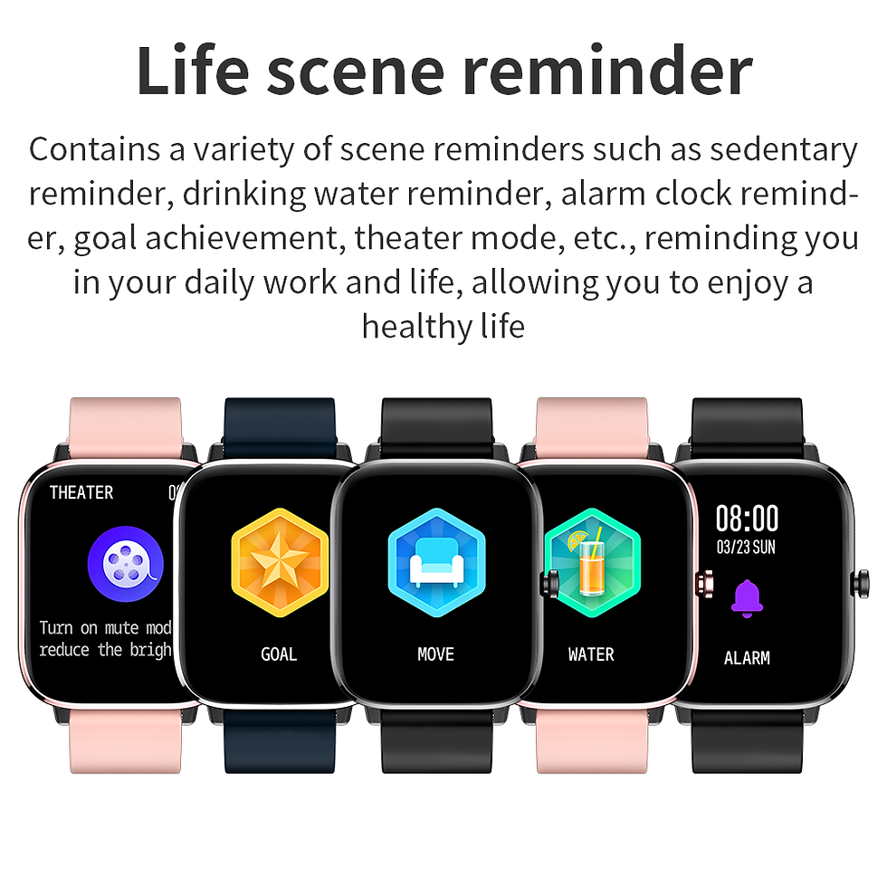 Thumbnail: Men Fitness Tracker Blood Pressure  Sleep Monitor