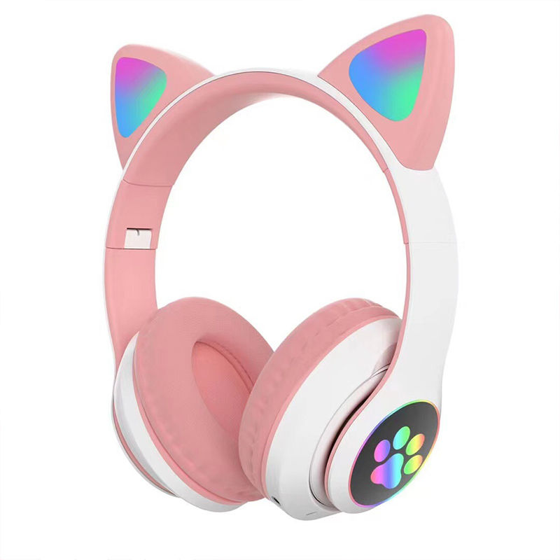 Thumbnail: Cute Ear Headphones Headset LED