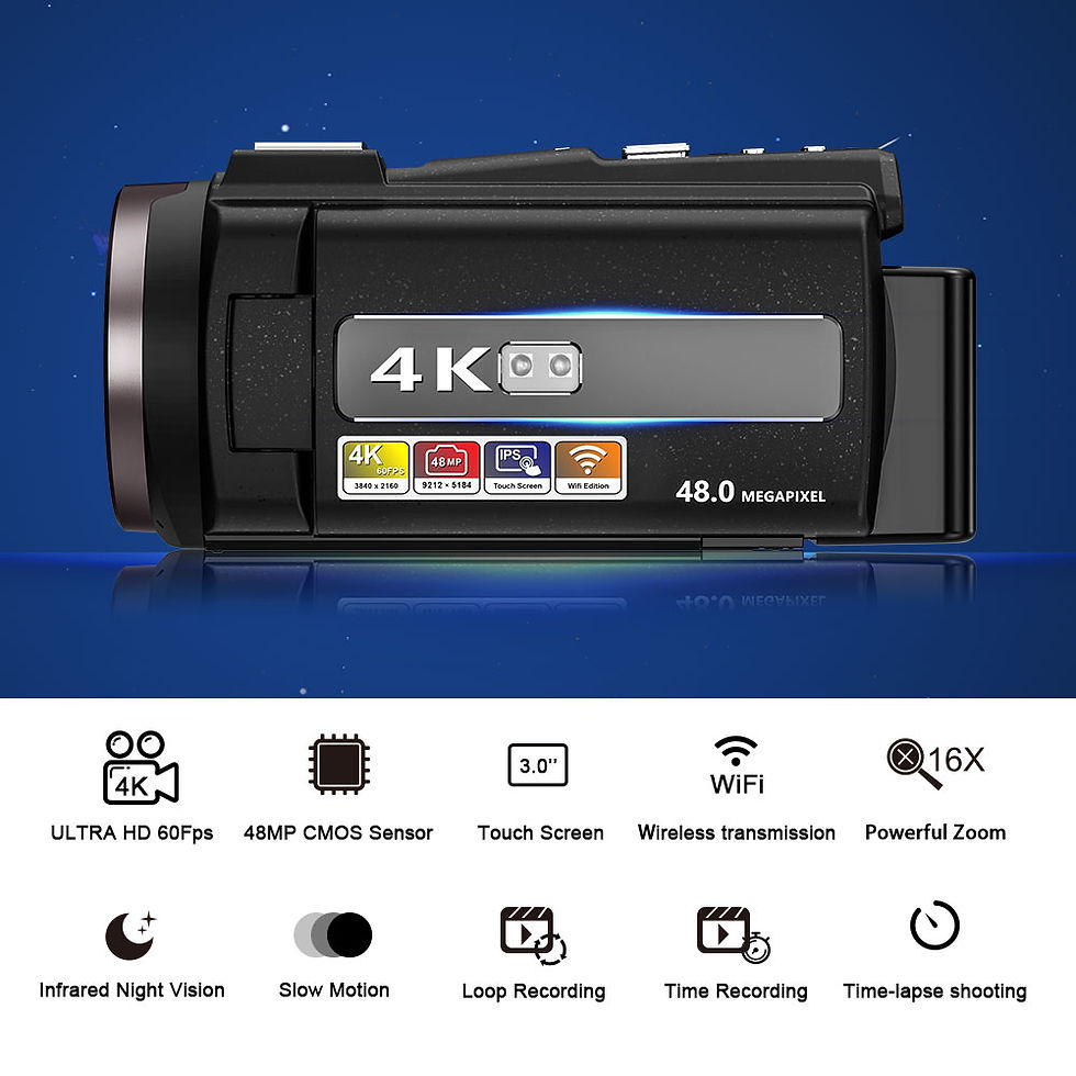 Thumbnail: Video Camera Camcorder Touch Screen