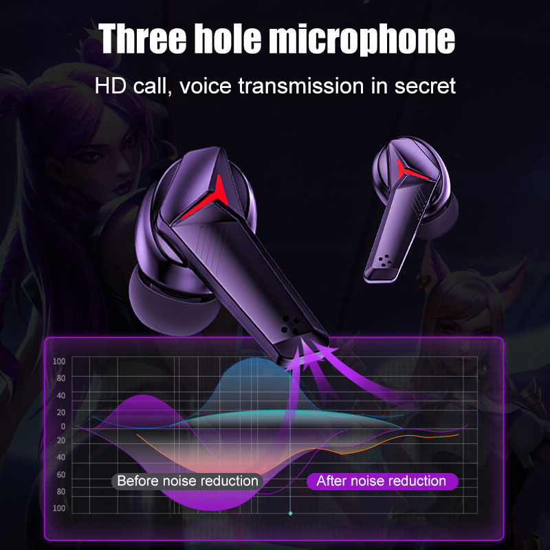Thumbnail: Breathing Lamp Bluetooth Earphones