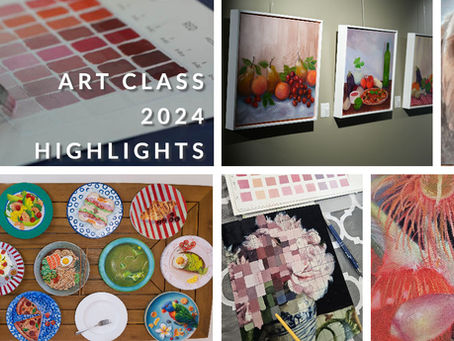 2024 Art Class Recap: A Year of Creativity and Community